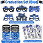 90PCS Blue Graduation Party Supplies momhomedecor