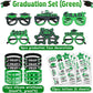 90PCS Green Graduation Party Supplies momhomedecor