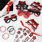 90PCS Red Graduation Party Supplies | momhomedecor