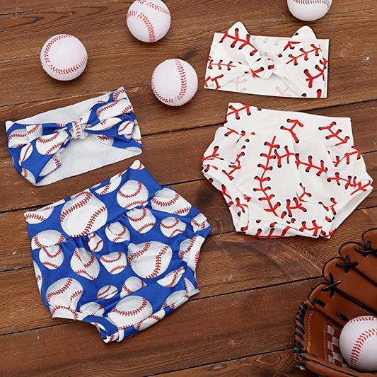 Baseball Bummies for Baby Girls Outfit Newborn Girl Summer Clothes | momhomedecor