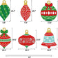 Christmas Ball Ornaments Yard Sign with Light of 10 momhomedecor