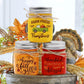 Fall Mini Mason Jar Decorations Farmhouse Autumn Tiered Tray Decor Set of 3 | momhomedecor