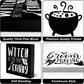 Halloween Tiered Tray Decorations Rustic Halloween Witch Poison Candy Bar Signs Set of 4 momhomedecor