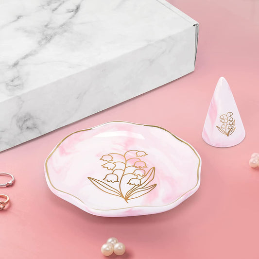 Lily of The Valley Jewelry Trays | momhomedecor
