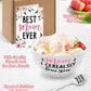 Mom's Cereal Bowl and Spoon Set with Best Mom Ever Gift Set of 3 momhomedecor