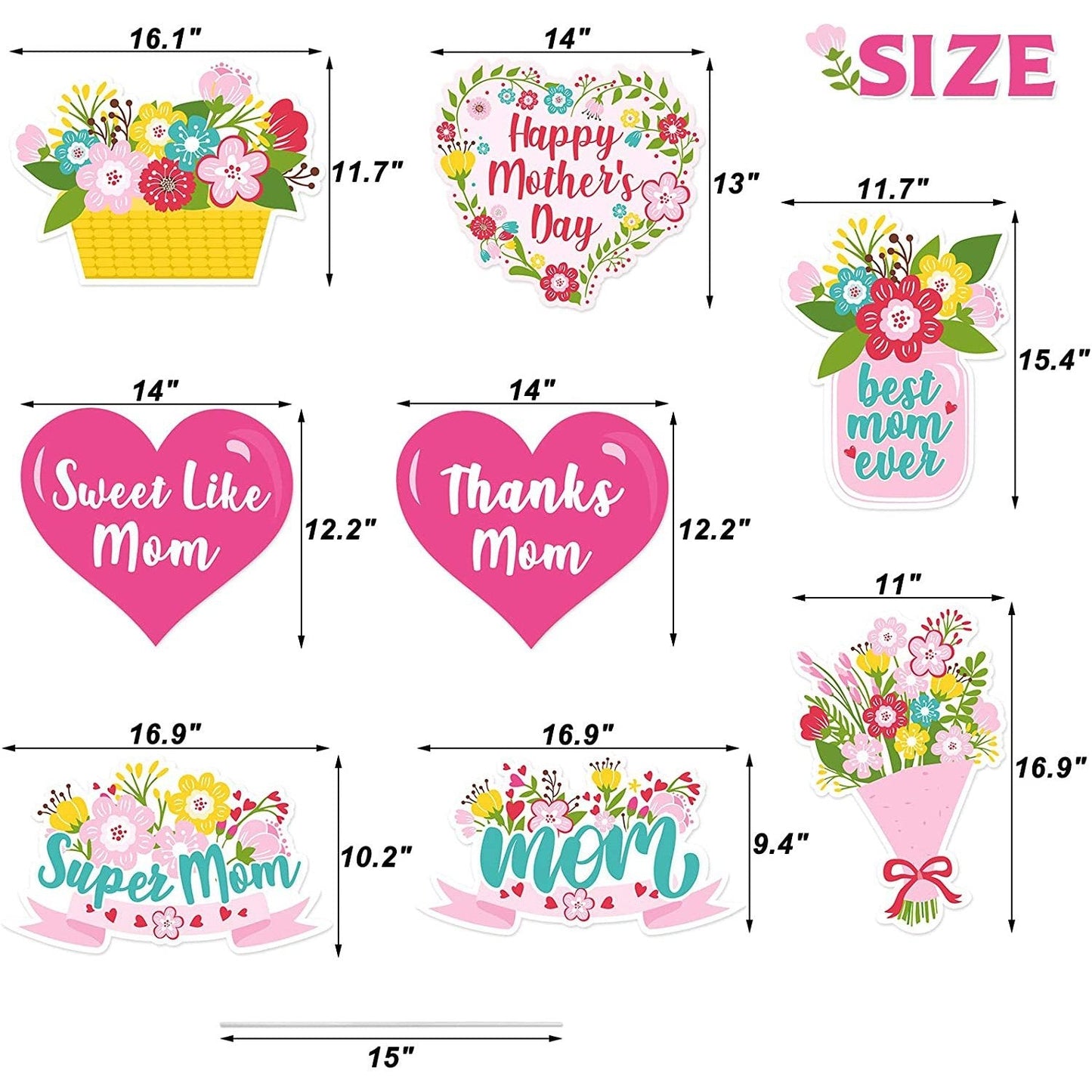 Mother's Day Yard Signs momhomedecor