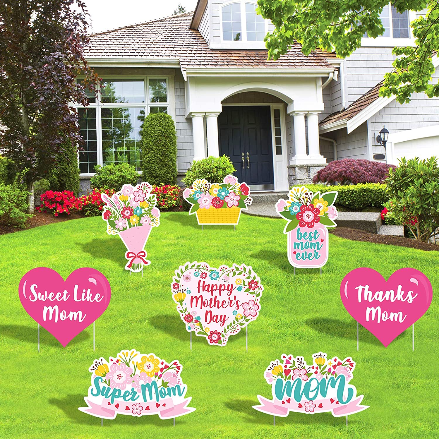 Mother's Day Yard Signs momhomedecor
