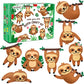 Sloth Sewing Craft Kit Jungle Animal DIY Craft Sewing Kit | momhomedecor