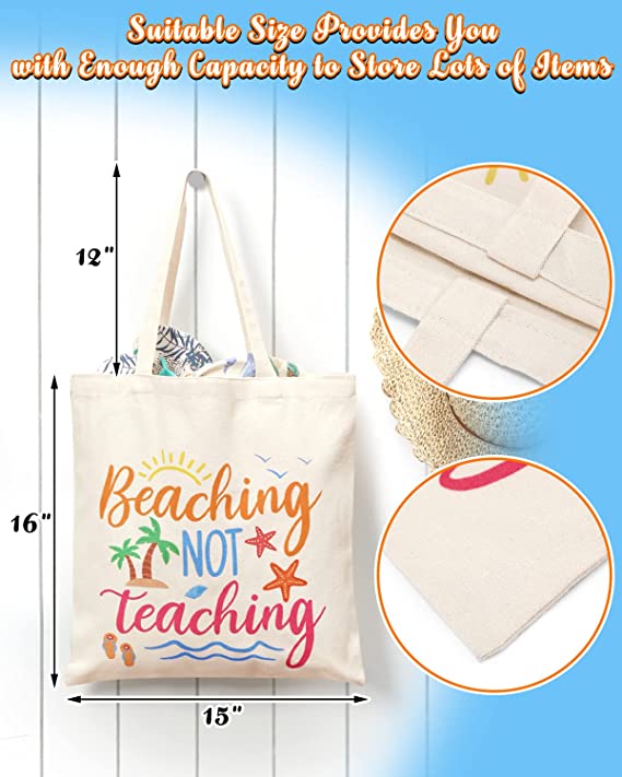 Teacher Appreciation Gifts Tote Canvas Bag | momhomedecor